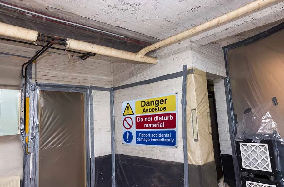 Tape for asbestos removal